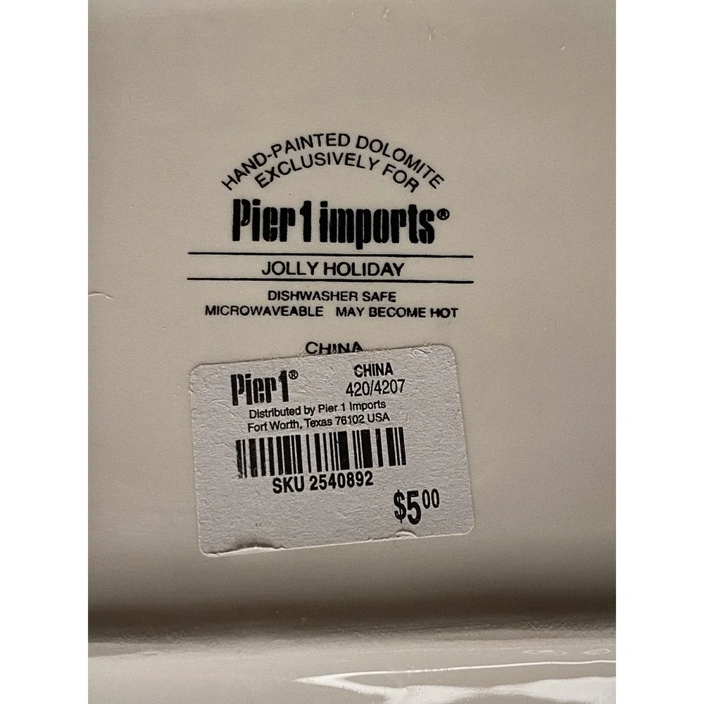 Pier 1 branded these multicolor
